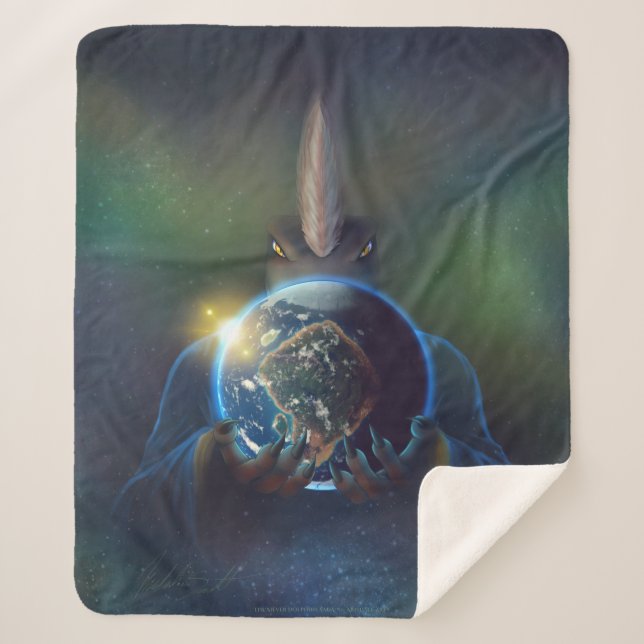 Cobertor Sherpa Rei da Terra do TSDS (Frente)