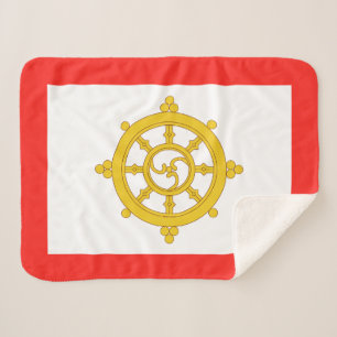 Cobertor Sherpa Reino de Sikkim Flag