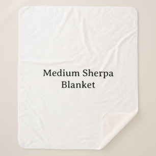 Cobertor Sherpa Remova Este Texto & Adicione Seu Próprio Design Mé