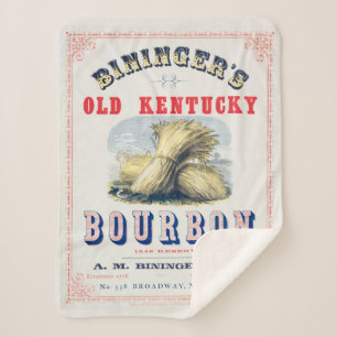 Cobertor Sherpa Reserva de 1849 do velho Kentucky Bourbon de Binin