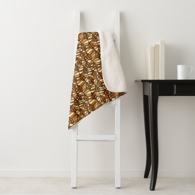 Cobertor Sherpa Retro Autumn Sherpa Blanket (In Situ)