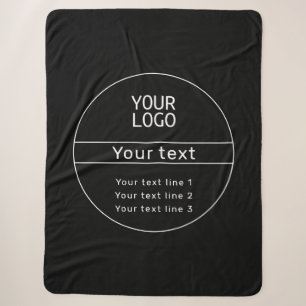 Cobertor Sherpa Retro-Moderno adicione seu próprio texto
