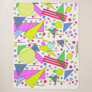 Cobertor Sherpa Retro Vintage 80s and 90s Style