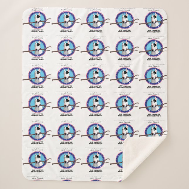 Cobertor Sherpa Rex The TV Terrier, Rex Bkanket (Frente)