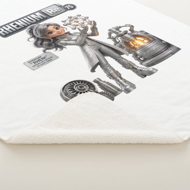Cobertor Sherpa Rhenium personagem da ATOMIVRA™ (3/4)