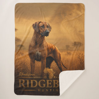 Cobertor Sherpa Rhodesian Ridgeback