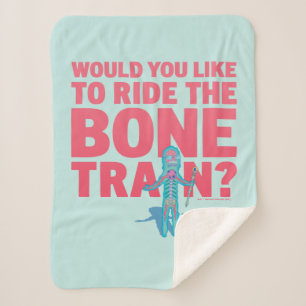 Cobertor Sherpa RICK E MORTY™ Anatomia — Comboio ósseo