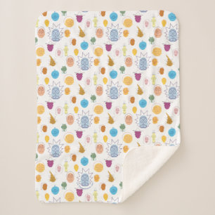 Cobertor Sherpa RICK E MORTY™   Get Schwifty