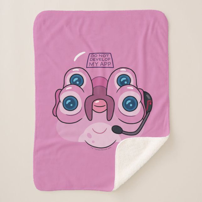 COBERTOR SHERPA RICK E MORTY™ | NÃO DESENVOLVER O MEU APLICATIVO (Frente)