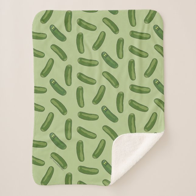 Cobertor Sherpa RICK E MORTY™ | Sacudir O Seletor (Frente)