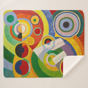 Cobertor Sherpa Ritmo, Joy da Vida Robert Delaunay