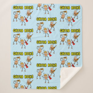 Cobertor Sherpa Rochas de Violão