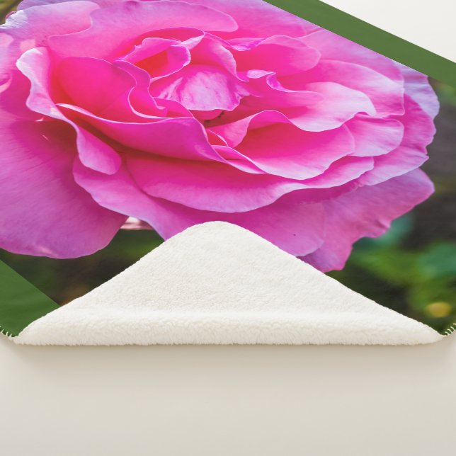 Cobertor Sherpa Rosa rosa delicada. (3/4)