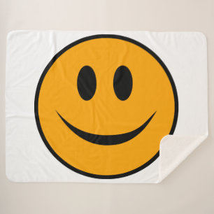 Cobertor Sherpa Rosto Sorridente Emoji
