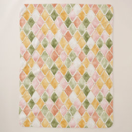 Cobertor Sherpa Roxo Laranja Verde Amarelo Bege