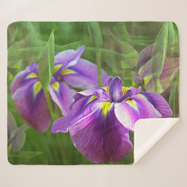 Cobertor Sherpa Roxos em Movimento