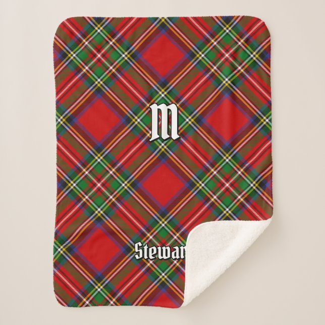 Cobertor Sherpa Royal Stewart Tartan (Frente)