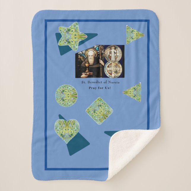 Cobertor Sherpa Rua Benedict Nursia (Frente)