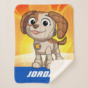 Cobertor Sherpa Rua Sésamo Mecha Builders Tango Adicionar nome