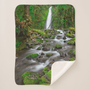 Cobertor Sherpa Ruckel Creek Falls, Desfiladeiro do Rio Columbia O