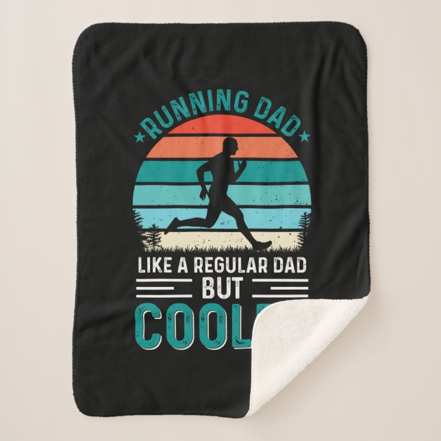 Cobertor Sherpa Running Dad (Frente)