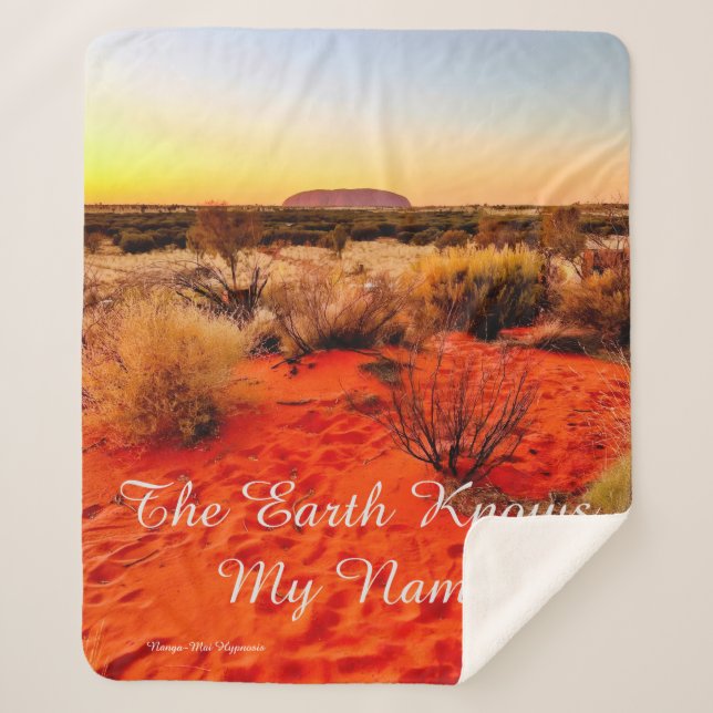 Cobertor Sherpa Sacred Dessert Comfort Sherpa Blanket (Frente)