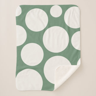 Cobertor Sherpa Sage Green Cozy Blanket