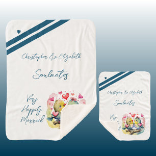 Cobertor Sherpa Salmoura caseira de aves bonitinhas presente de an