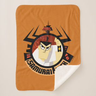 Cobertor Sherpa Samurai Jack No Quadro Futurístico De Aku