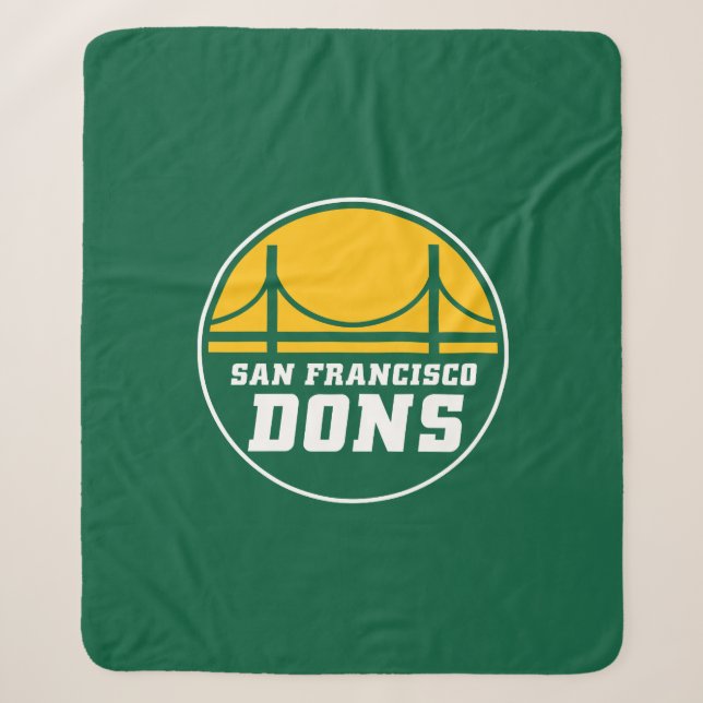 Cobertor Sherpa San Francisco Dons (Frente)