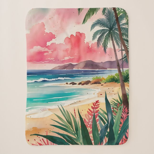 Cobertor Sherpa Sandy Toes (Frente)