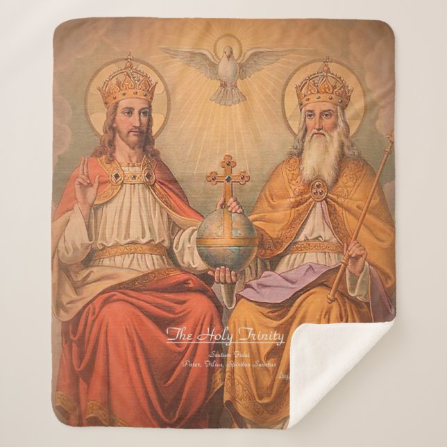 Cobertor Sherpa Santa Trindade (Frente)