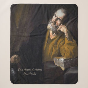 Cobertor Sherpa Santo Andrew The Apostle