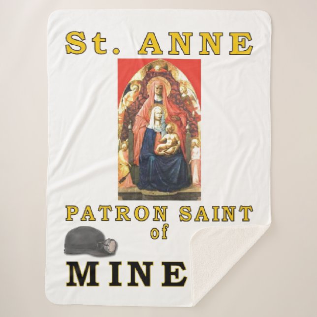 COBERTOR SHERPA SANTO ANNE (Frente)