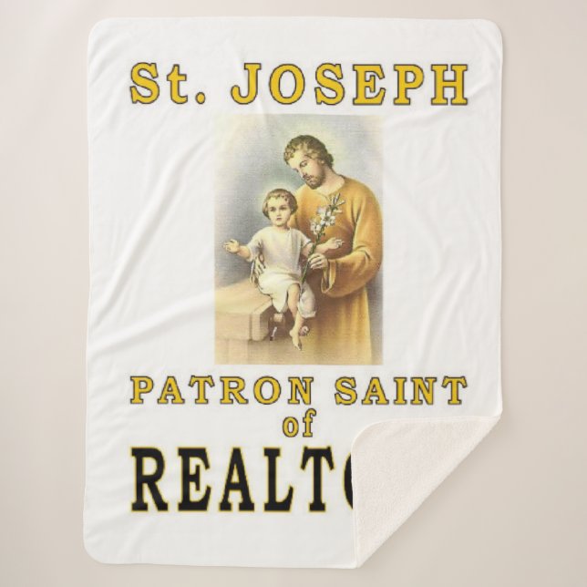 COBERTOR SHERPA SANTO JOSEPH (Frente)