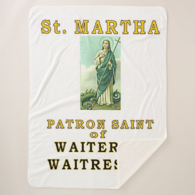COBERTOR SHERPA SANTO MARTHA (Frente)
