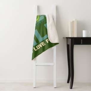 Cobertor Sherpa Sapos de amor Sherpa Blanket