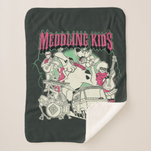 Cobertor Sherpa Scooby-Doo e Gang Meddling Kids Punk Banda