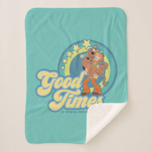Cobertor Sherpa Scooby-Doo e Shaggy Good Times em Crystal Cove HS