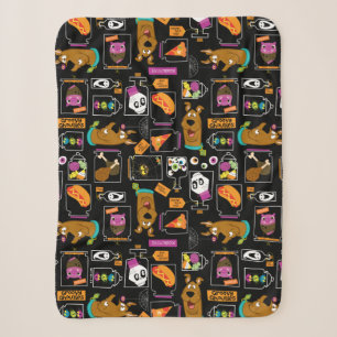 Cobertor Sherpa Scooby-Doo Padrão de Scooby-Doo Halloween