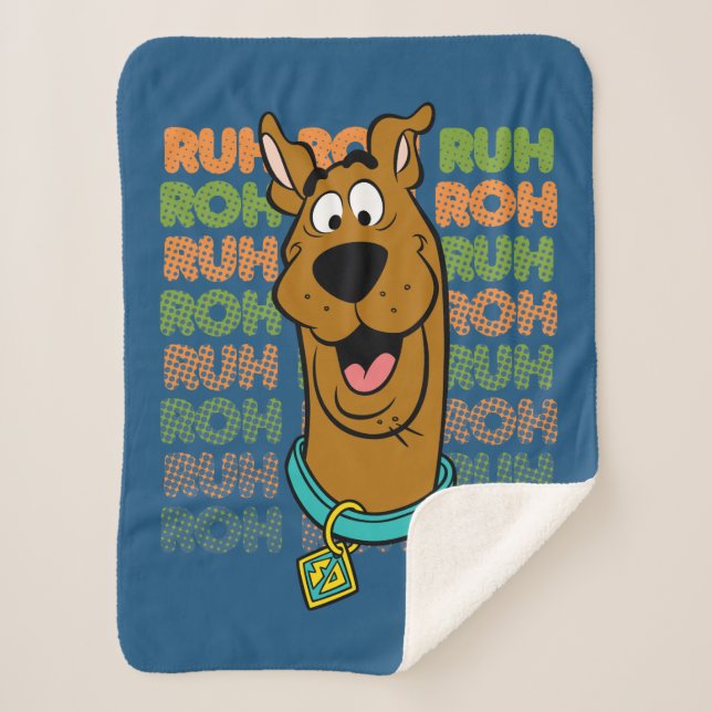 Cobertor Sherpa Scooby-Doo Ruh Roh (Frente)