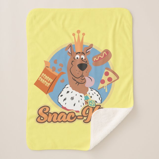 Cobertor Sherpa Scooby-Doo Snac-King (Frente)