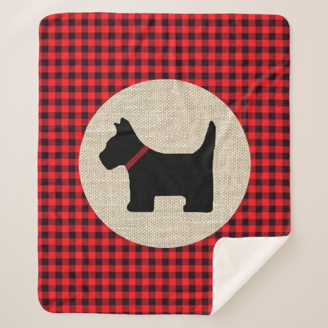 Cobertor Sherpa Scotty Dog Sherpa Blanket (Frente)