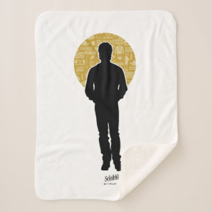 Cobertor Sherpa Seinfeld Jerry Seinfeld Silhouette