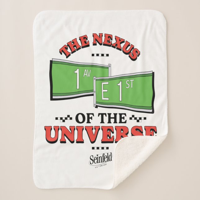 Cobertor Sherpa Seinfeld | The Nexus of the Universe (Frente)