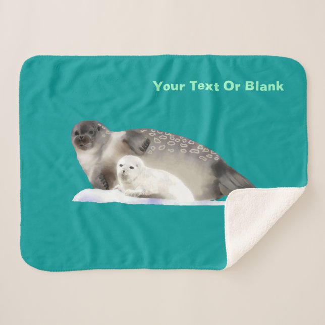 Cobertor Sherpa Selo de anéis (Frente (Horizontal))