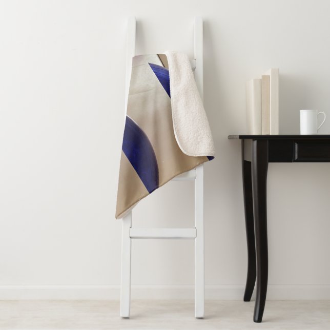 Cobertor Sherpa Semírculos de Abstrato retrorreflectores em Dourad (In Situ)