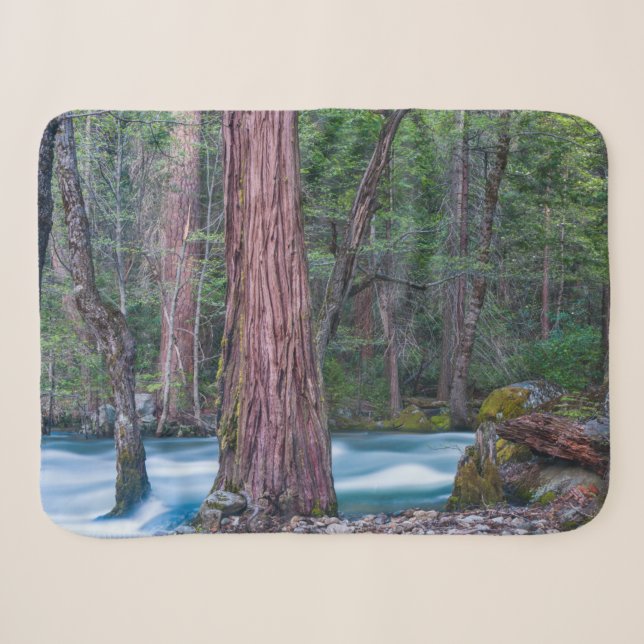 Cobertor Sherpa Sequóias & Rio Merced Parque Nacional de Yosemite, (Frente (Horizontal))