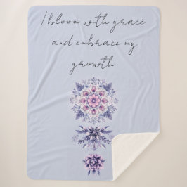 Cobertor Sherpa Serenidade Sangrenta Mandala Sherpa Blanket