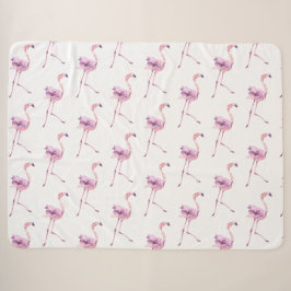 Cobertor Sherpa Série Flamingo Ternura Design 5